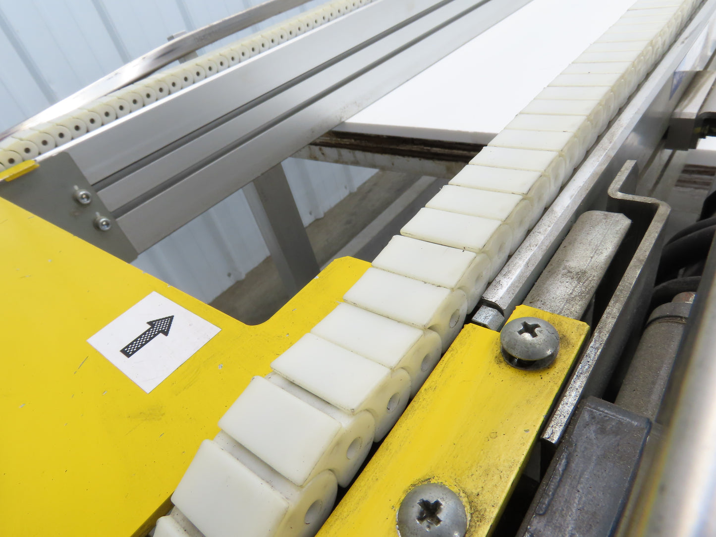 NKE CSB89A-PS-350-2500-100-90W-3 Plastic Chain Conveyor 2-Row 15"x103" 220V 3PH