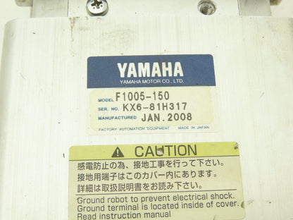 Yamaha F1005-150 Servo Linear Actuator 150mm Travel Encoder Ballscrew