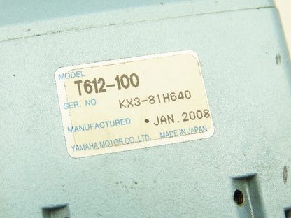 Yamaha T612-100 Servo Linear Actuator 100mm Travel Encoder Ballscrew