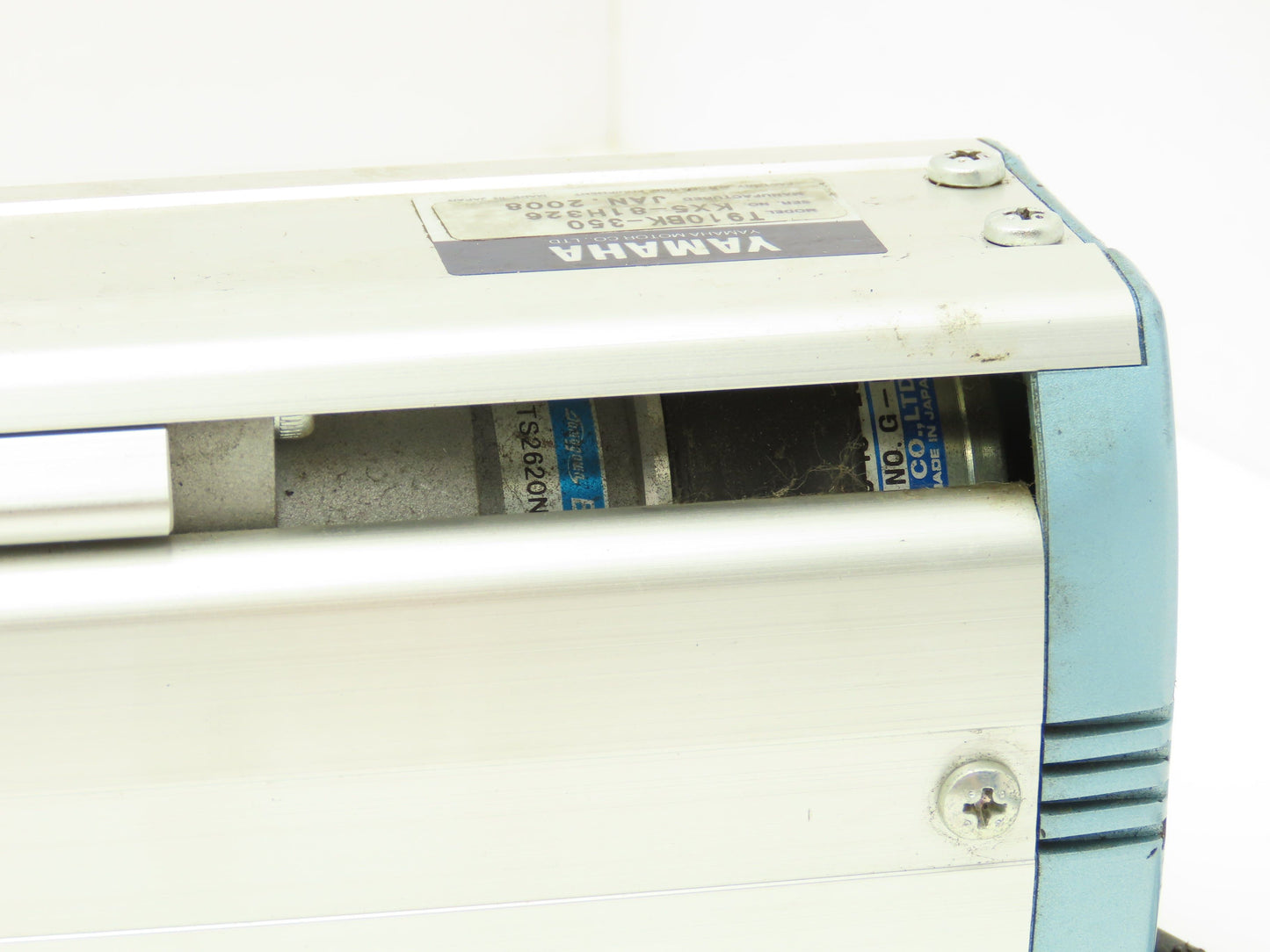 Yamaha T910BK-350 Robot Servo Linear Actuator 350mm Travel Encoder Ballscrew