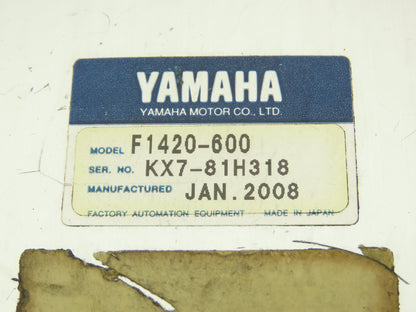 Yamaha F1420-600 Robot Servo Linear Actuator 600mm Travel Encoder Ballscrew