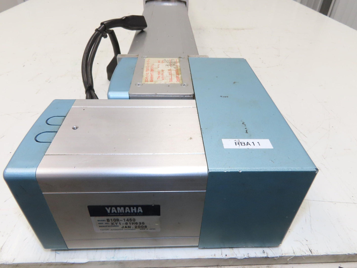 Yamaha B10R-1450 Robot Servo Linear Actuator 1450mm Travel Encoder Belt