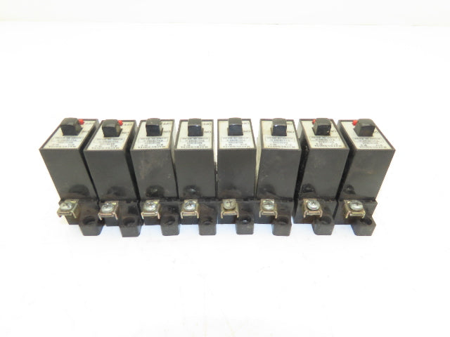 Matsushita 41-15192 B-12 M-5 Circuit Breakers 220VAC 1A 2A 5A Mixed Lot of 8