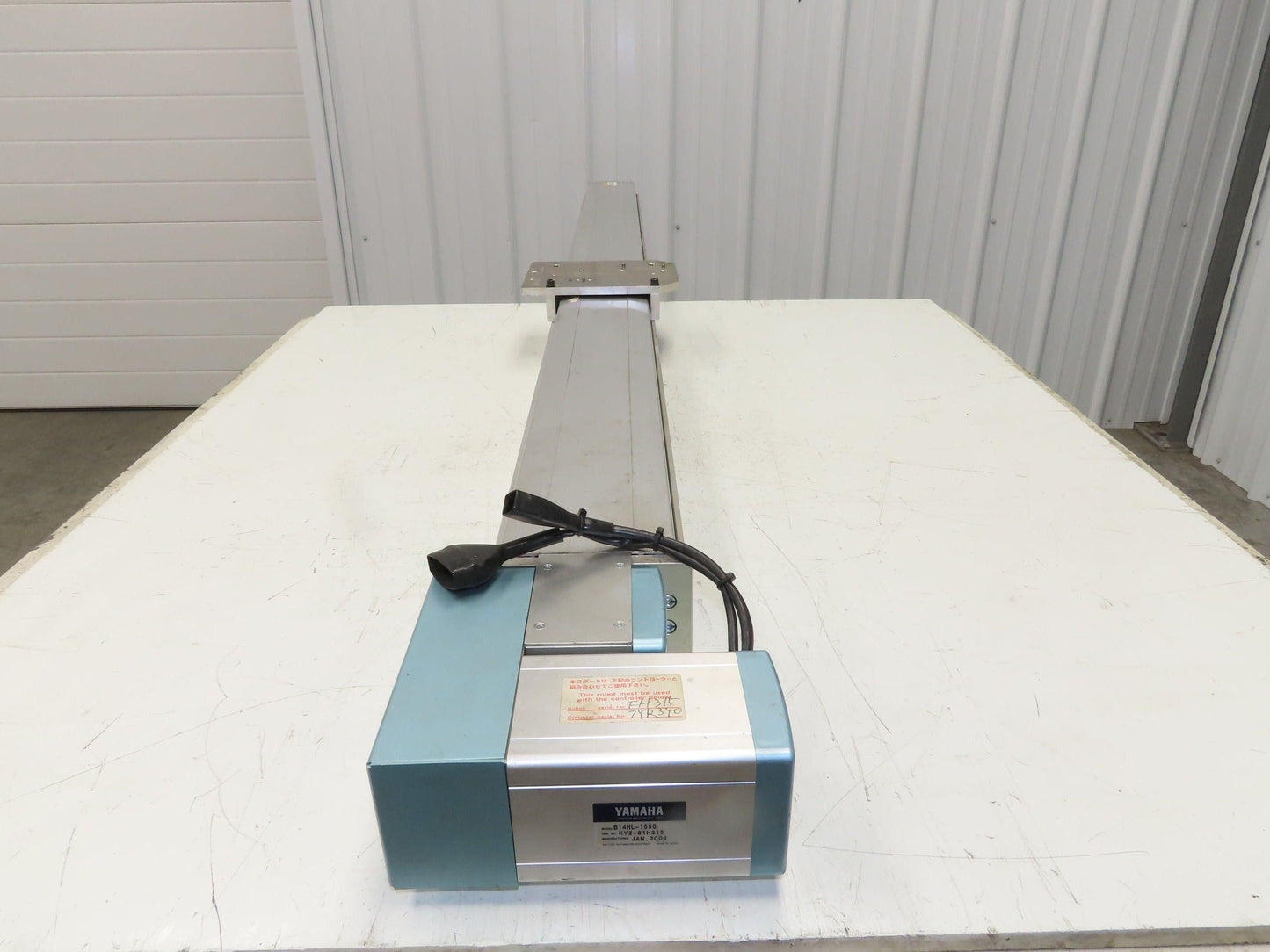 Yamaha B14HL-1550 Robot Servo Linear Actuator 1550mm Travel Encoder Belt