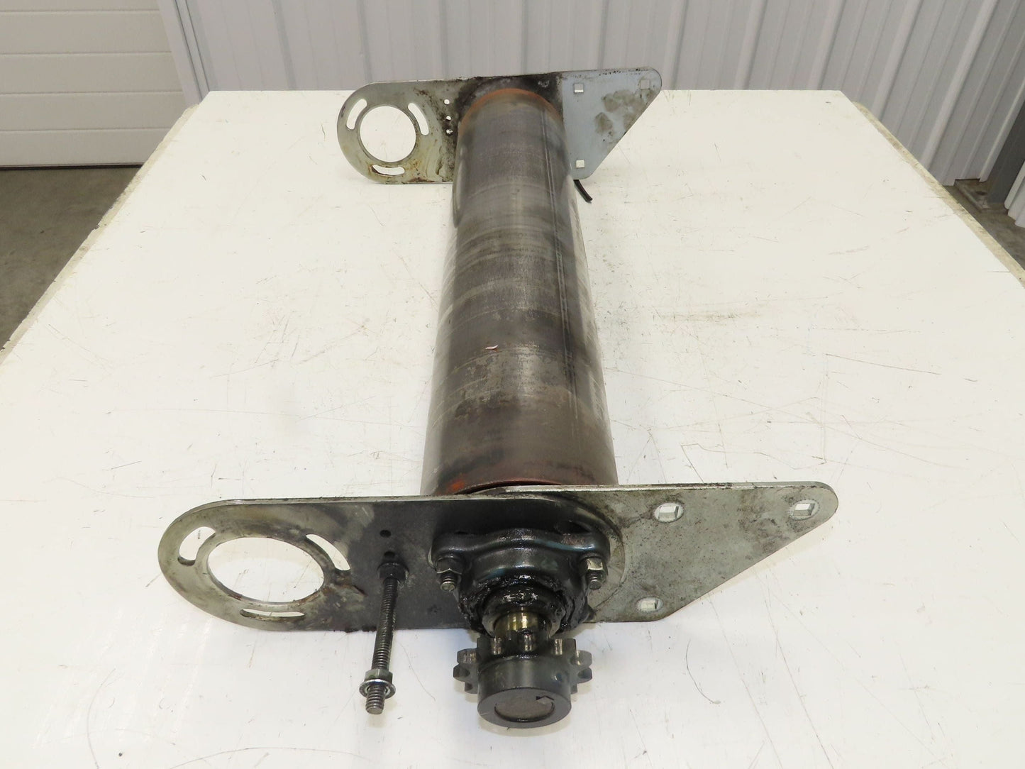 Automotion 5" Crowned Drive Pulley Roller Assembly for 24" Incline Belt Conveyor