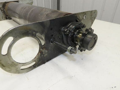 Automotion 5" Crowned Drive Pulley Roller Assembly for 24" Incline Belt Conveyor