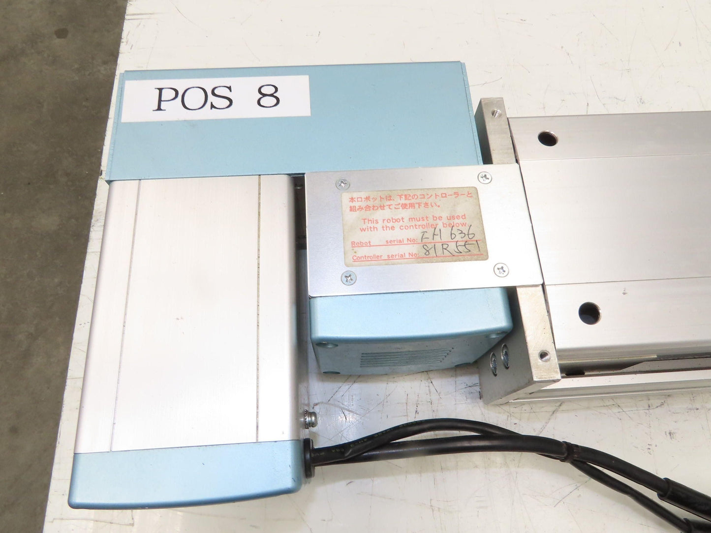 Yamaha B14HL-1150 Robot Servo Linear Actuator 1150mm Travel Encoder Belt