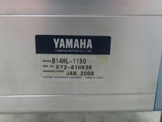 Yamaha B14HL-1150 Robot Servo Linear Actuator 1150mm Travel Encoder Belt