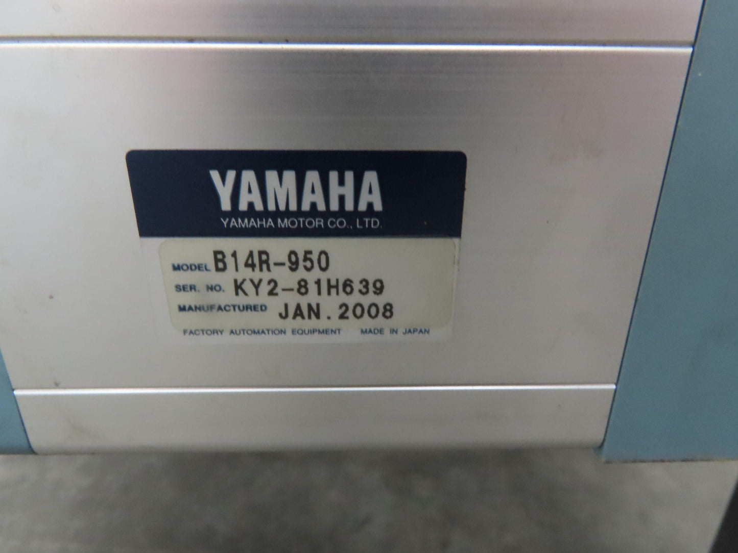 Yamaha B14R-950 Robot Servo Linear Actuator 950mm Travel Encoder Belt