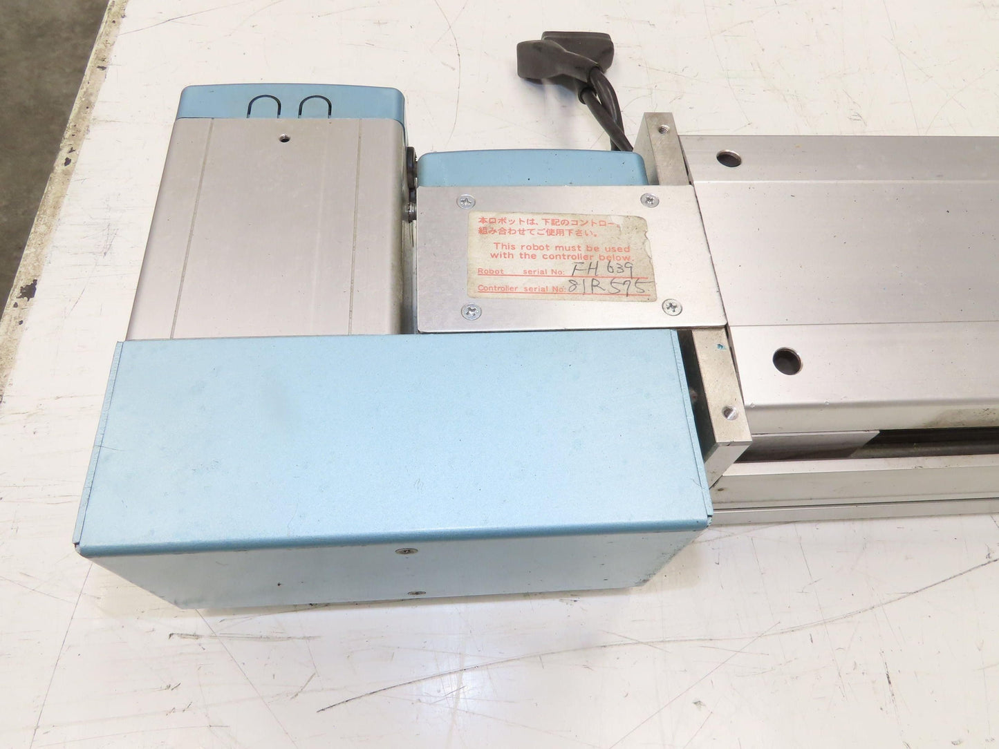 Yamaha B14R-950 Robot Servo Linear Actuator 950mm Travel Encoder Belt