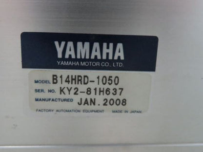 Yamaha B14HRD-1050 Robot Servo Linear Actuator 1050mm Travel Encoder Belt