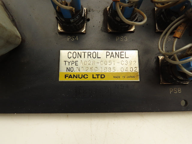 Fanuc A02B-6051-C392 Turret Punch Control Panel Operator Interface