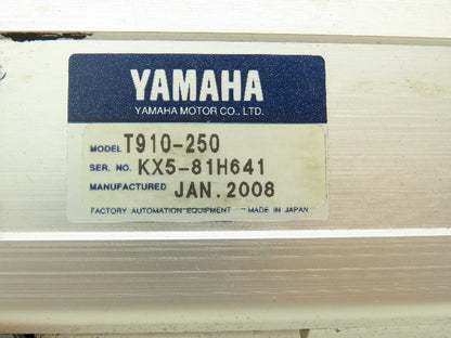 Yamaha T910-250 Servo Linear Actuator 250mm Travel Encoder Ballscrew