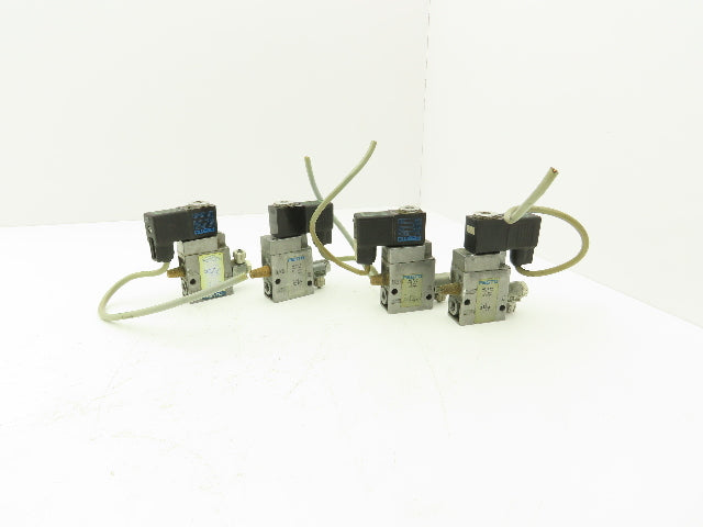 Festo MFH-3-1/8 Pneumatic Solenoid Valve 3/2-way 24VDC G1/8"  Lot of 4