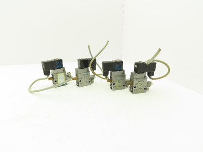 Festo MFH-3-1/8 Pneumatic Solenoid Valve 3/2-way 24VDC G1/8"  Lot of 4