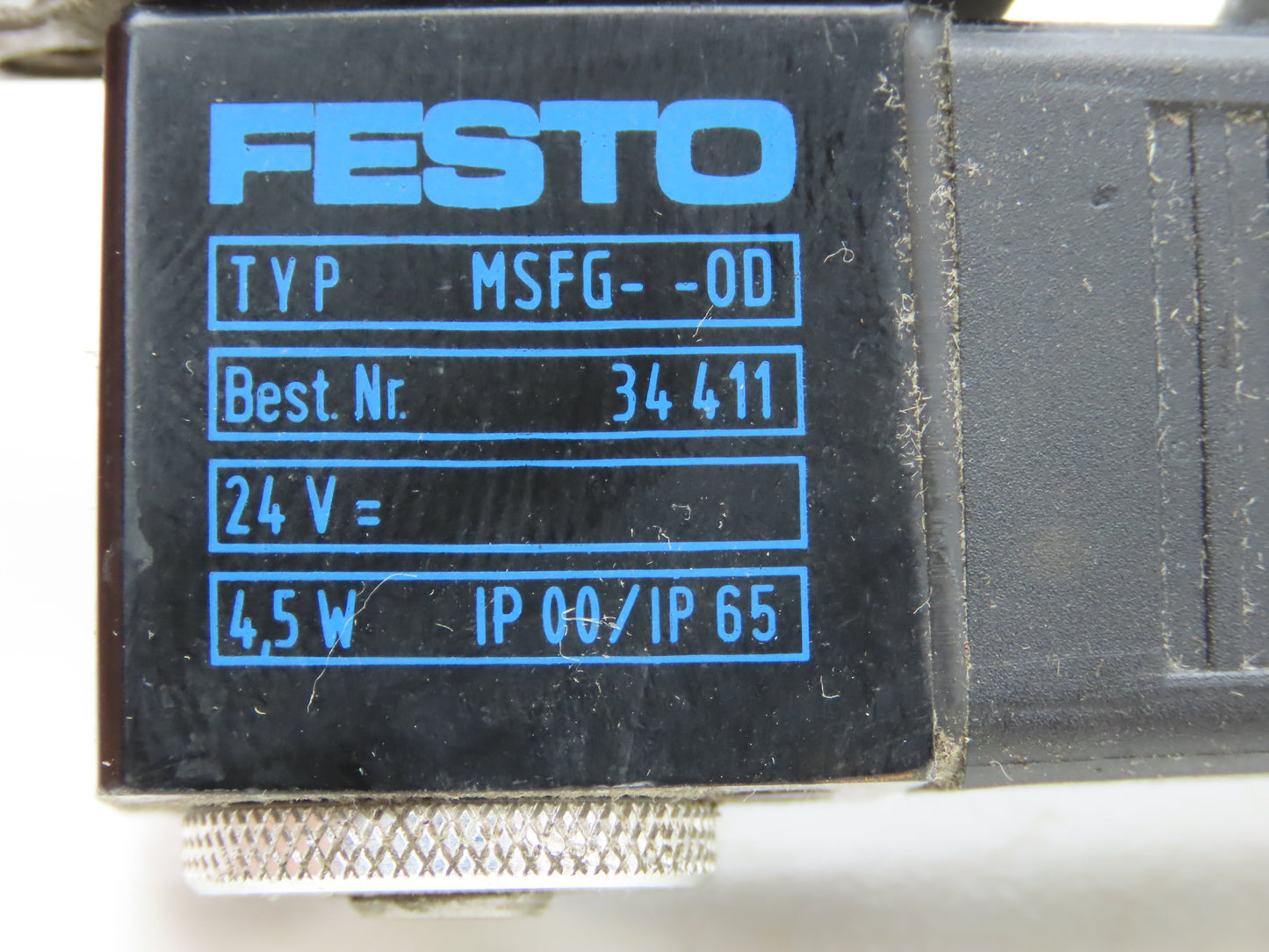 Festo MFH-3-1/8 Pneumatic Solenoid Valve 3/2-way 24VDC G1/8"  Lot of 4