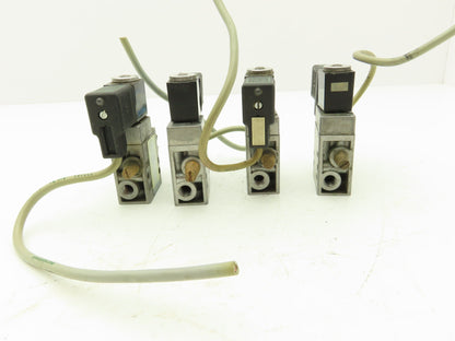 Festo MFH-3-1/8 Pneumatic Solenoid Valve 3/2-way 24VDC G1/8"  Lot of 4