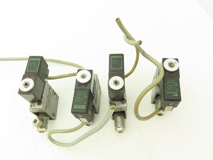 Festo MFH-3-1/8 Pneumatic Solenoid Valve 3/2-way 24VDC G1/8"  Lot of 4