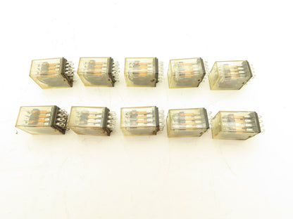 Fuji Electric HH54PW Miniature Control Relay 3A 24VDC Coil 4PDT Lot of 10