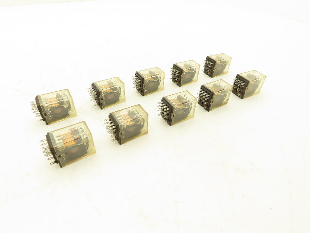 Fuji Electric HH54PW Miniature Control Relay 3A 24VDC Coil 4PDT Lot of 10