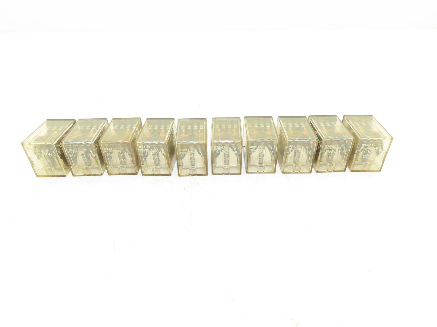 Fuji Electric HH54PW Miniature Control Relay 3A 24VDC Coil 4PDT Lot of 10