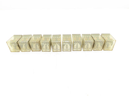 Fuji Electric HH54PW Miniature Control Relay 3A 24VDC Coil 4PDT Lot of 10
