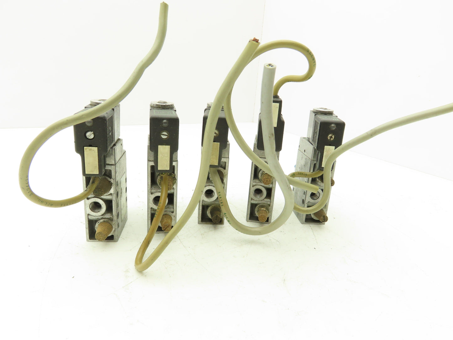 Festo MFH-5-1/8 Solenoid Valve 24vdc 5/2 G1/8" Flow Control Fittings  Lot of 5