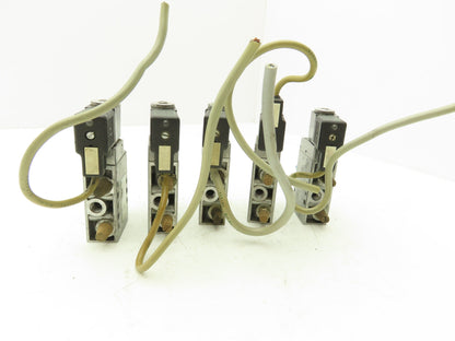 Festo MFH-5-1/8 Solenoid Valve 24vdc 5/2 G1/8" Flow Control Fittings  Lot of 5