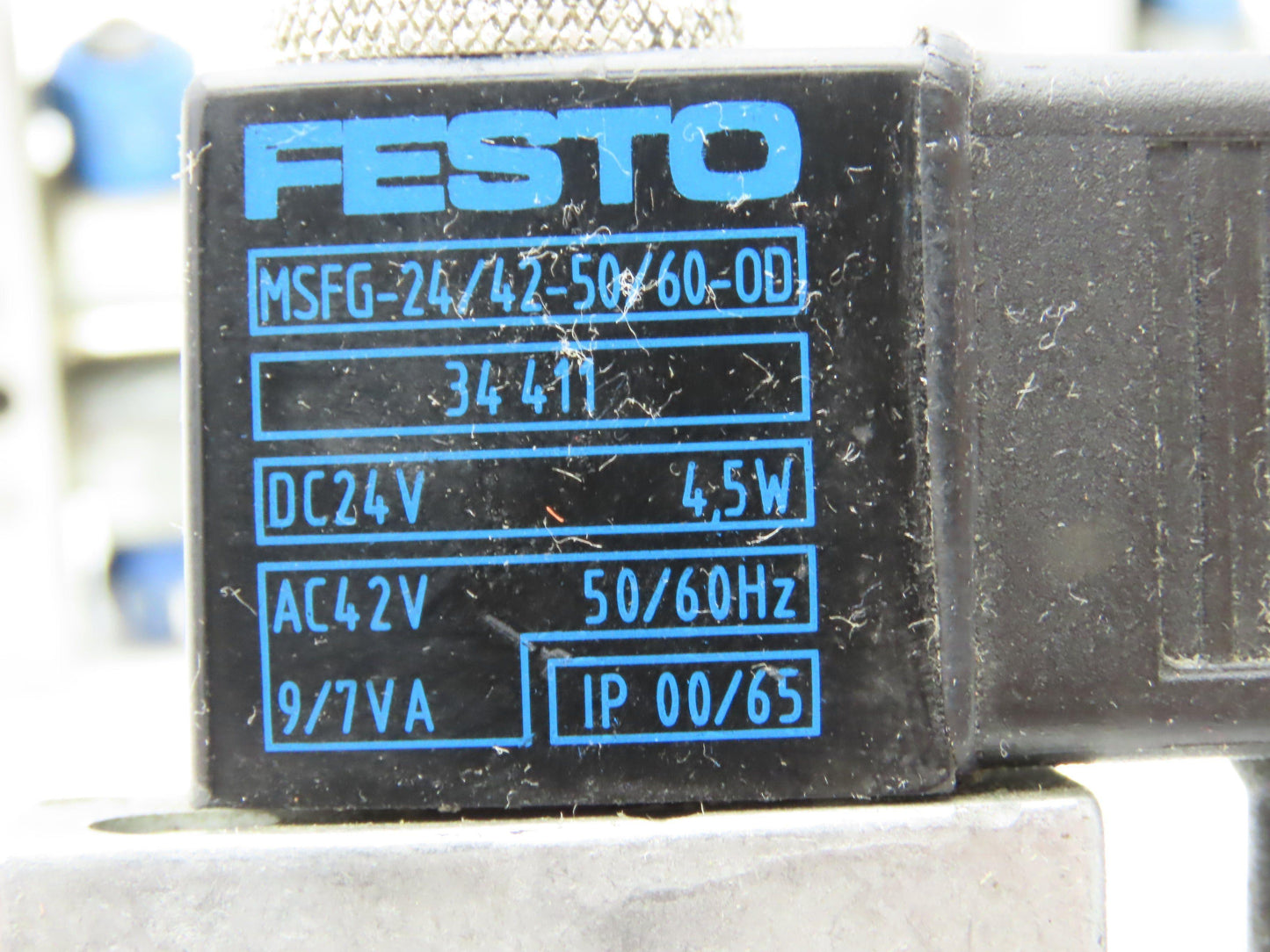 Festo MFH-5-1/8 Solenoid Valve 24vdc 5/2 G1/8" Flow Control Fittings  Lot of 5