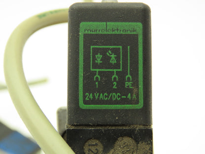 Festo JMFH-5-1/4 Solenoid Valve 24vdc 5/2 G1/4" Flow Control Fittings  Lot of 2