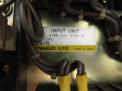 Fanuc A14B-0061-B104-02 Power Input Unit