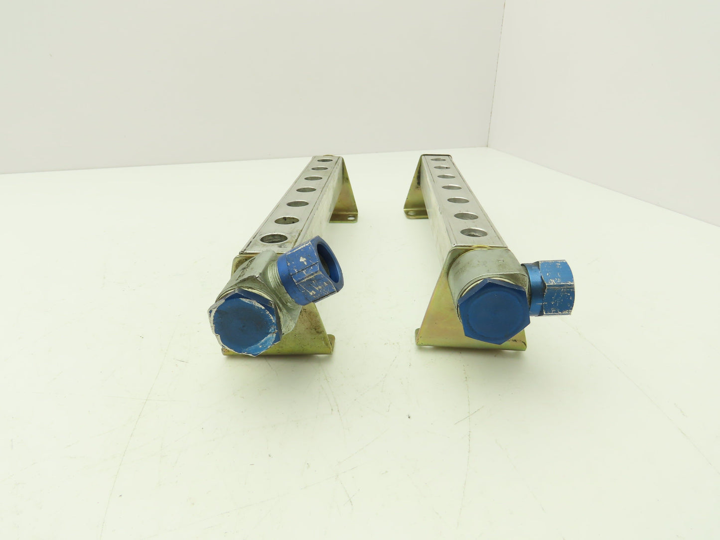 Festo PAL-1/4-7-B Solenoid Valve Supply Manifold 7-Station G1/2"  Lot of 2