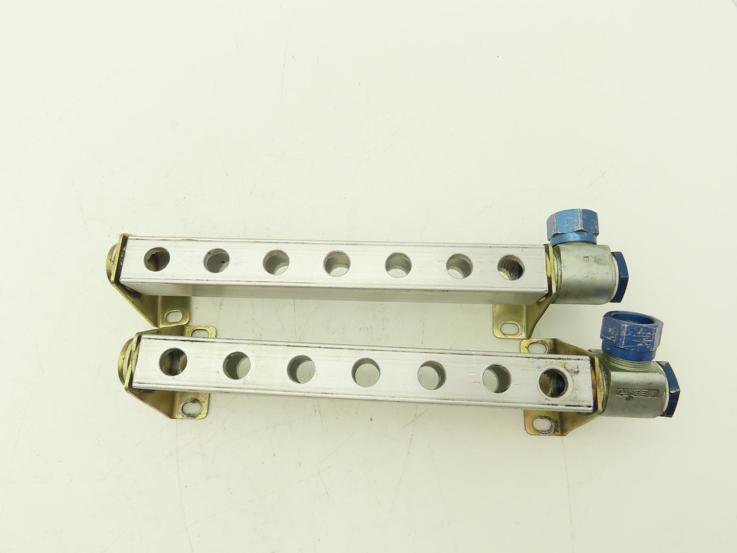 Festo PAL-1/4-7-B Solenoid Valve Supply Manifold 7-Station G1/2"  Lot of 2