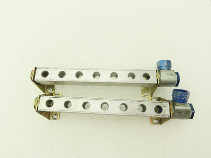 Festo PAL-1/4-7-B Solenoid Valve Supply Manifold 7-Station G1/2"  Lot of 2