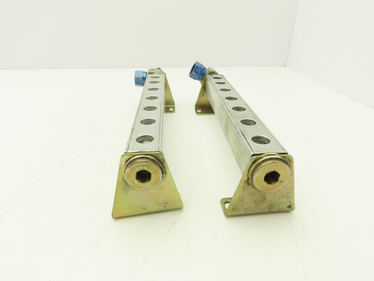 Festo PAL-1/4-7-B Solenoid Valve Supply Manifold 7-Station G1/2"  Lot of 2