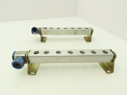 Festo PAL-1/4-7-B Solenoid Valve Supply Manifold 7-Station G1/2"  Lot of 2