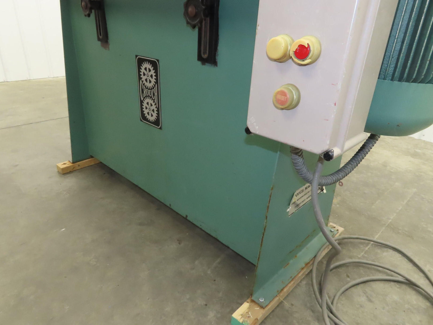 Crouch 66-48 Woodworking Edge Sander 8" x 48" Industrial 7.5Hp 230/460V 3Ph