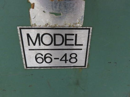 Crouch 66-48 Woodworking Edge Sander 8" x 48" Industrial 7.5Hp 230/460V 3Ph