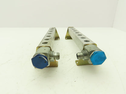 Festo PAL-1/4-7-B Solenoid Valve Supply Manifold 7-Station G1/2"  Lot of 2
