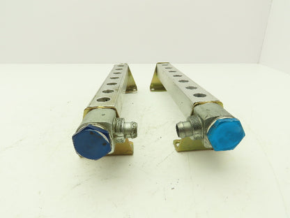 Festo PAL-1/4-7-B Solenoid Valve Supply Manifold 7-Station G1/2"  Lot of 2