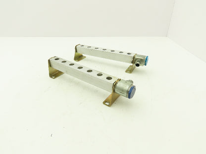 Festo PAL-1/4-7-B Solenoid Valve Supply Manifold 7-Station G1/2"  Lot of 2