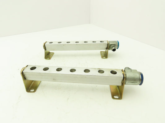 Festo PAL-1/4-7-B Solenoid Valve Supply Manifold 7-Station G1/2"  Lot of 2