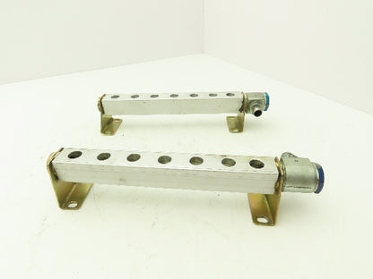 Festo PAL-1/4-7-B Solenoid Valve Supply Manifold 7-Station G1/2"  Lot of 2