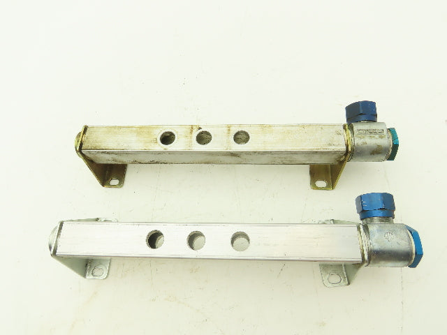 Festo PAL-1/4-3-B Solenoid Valve Supply Manifold 3-Station G1/2"  Lot of 2