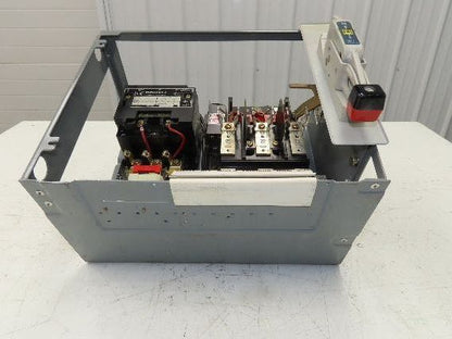 Square D 8998 MCC Bucket Motor Starter 25Hp Size 2 Fused Disconnect 3 Pole 600V