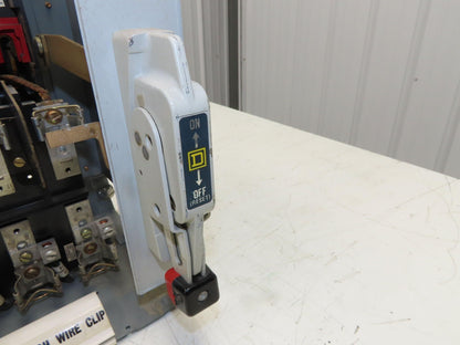 Square D 8998 MCC Bucket Motor Starter 25Hp Size 2 Fused Disconnect 3 Pole 600V