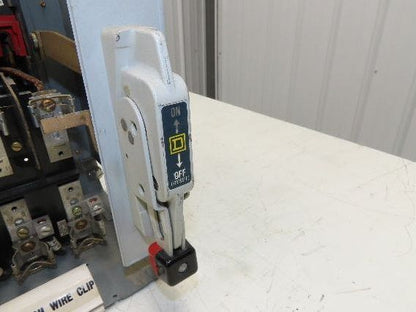 Square D 8998 MCC Bucket Motor Starter 25Hp Size 2 Fused Disconnect 3 Pole 600V