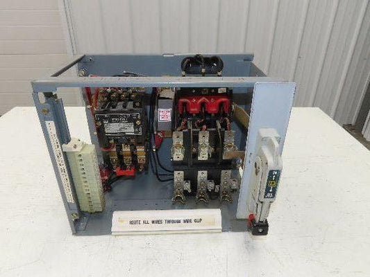 Square D 8998 MCC Bucket Motor Starter 10Hp Size 1 Fused Disconnect 3 Pole 600V