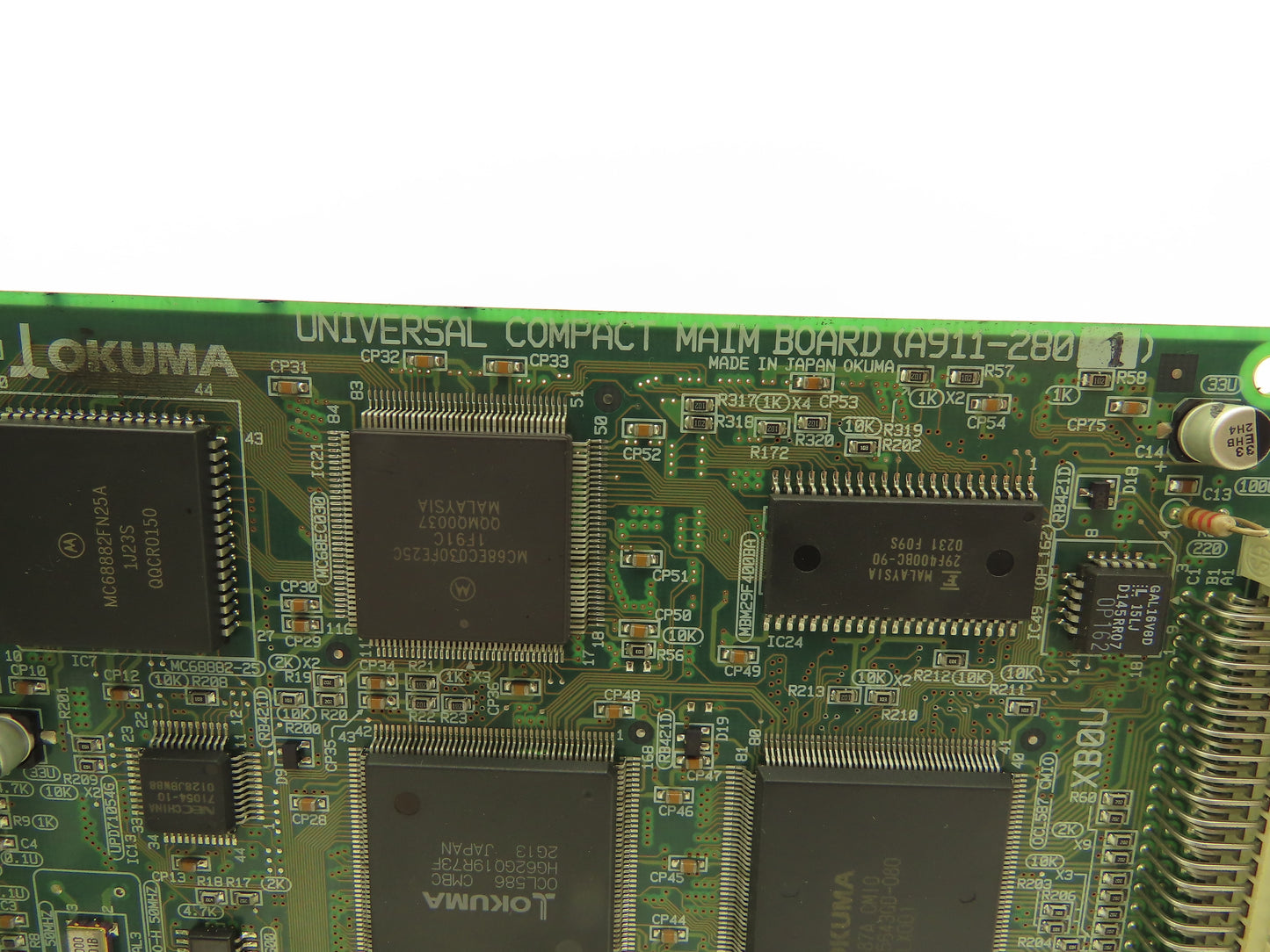 Okuma 1911-2801-0229238 Universal Compact Main Board Battery 2MB SRAM 16MB DRAM