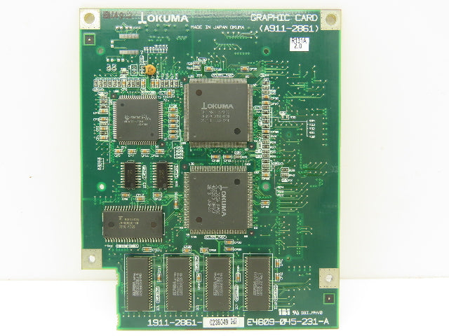 Okuma 1911-2861-0236049 PLC Graphic Card Circuit Board Module